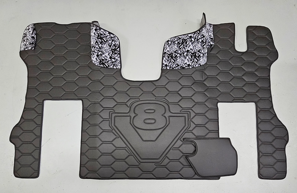 PRESTIGE LINE SCANIA S V8 NEXT GEN FLOOR MATS WITH DANISH PLUSH ADDITIONS