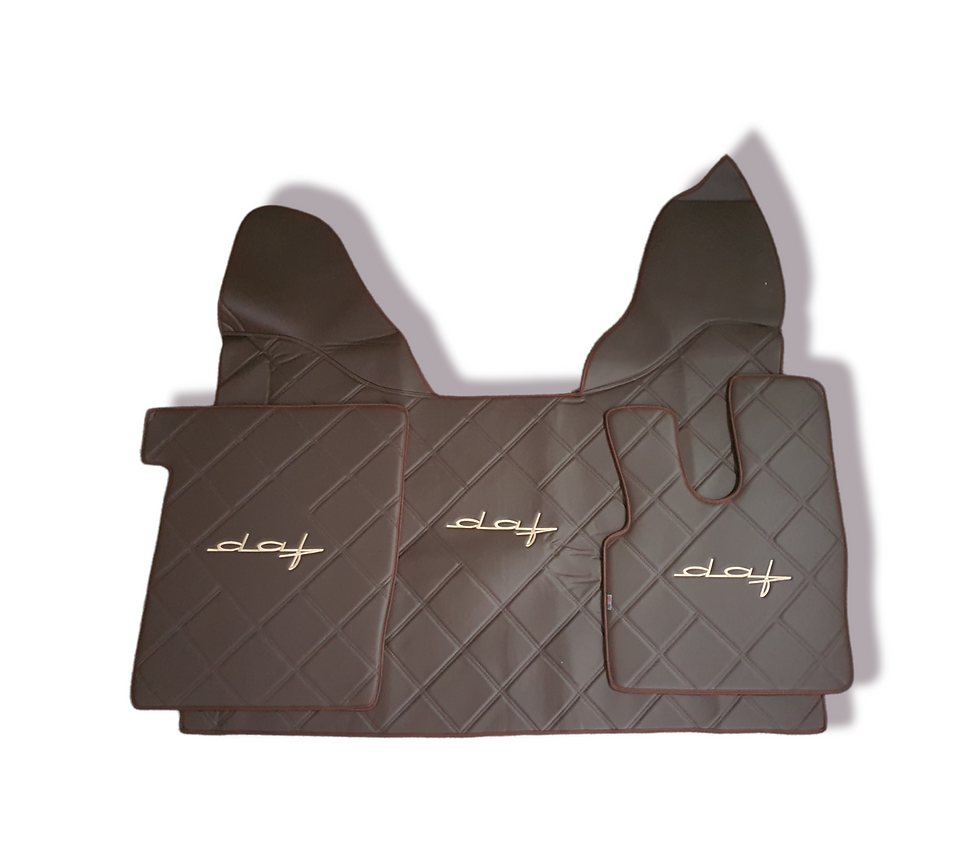 DAF XF 106 Floor Mat Set BROWN