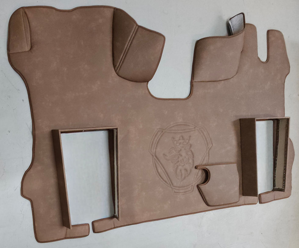 SCANIA S Exclusive Leatherette Floor Mats +NON LED Seat bases