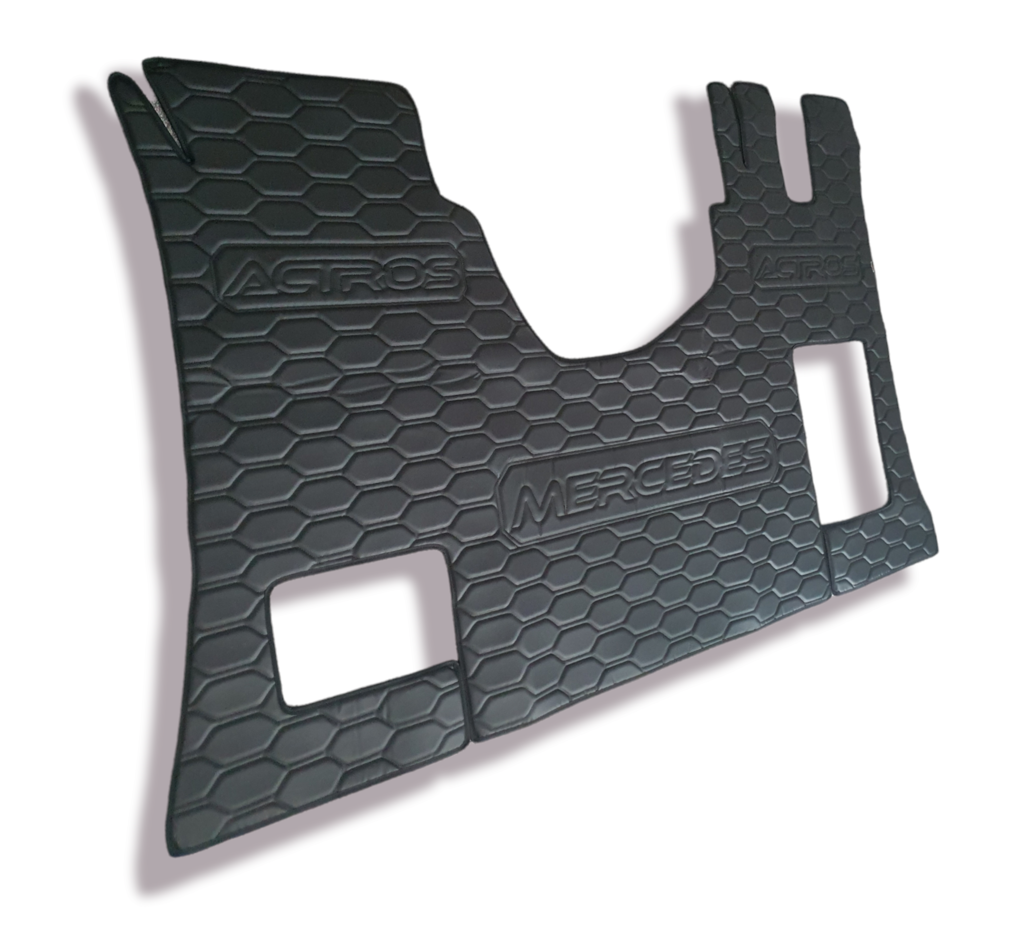 Mercedes MP4/MP5 1 piece floor mat BLACK Flat floor