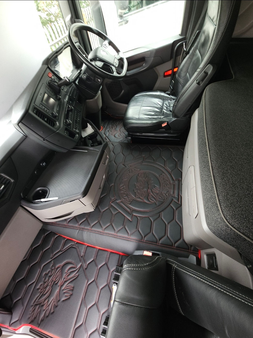 Thumbnail: PRESTIGE LINE Scania R Next Gen Honeycomb Stitch Floor Mat 