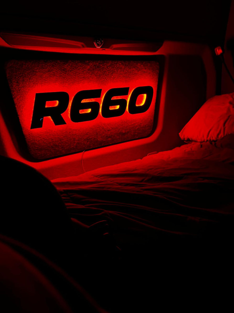 R 660 3D ACRYLIC 85x45cm LED back wall boards