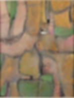 0022 JLD PASTEL ON PAPER 36 X 29 1988 DIJON ABSTRACT