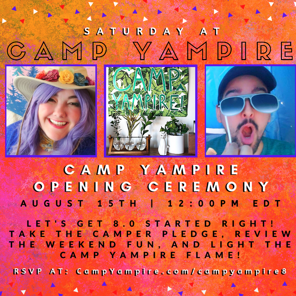 Saturday, August 15th at 12:00PM EDT: