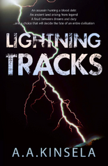Cover of Lightning Tracks by A. A. Kinsela