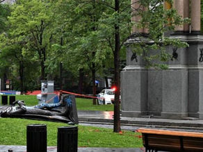 Trudeau condemns toppling of Canada's first PM as 'vandalism'