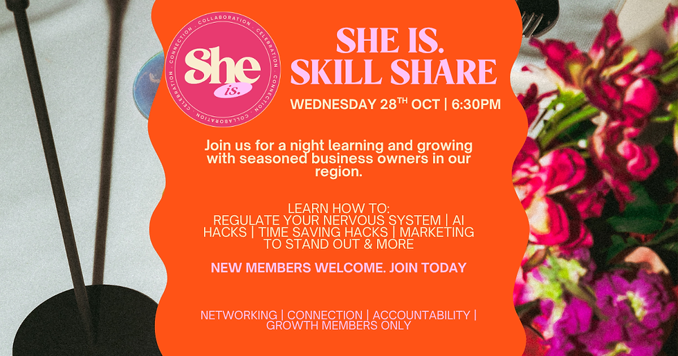 She is. Skill Share