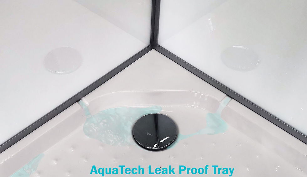 Thumbnail: 1200x800mm White Aquatech Steam Shower Cabin Spa Room