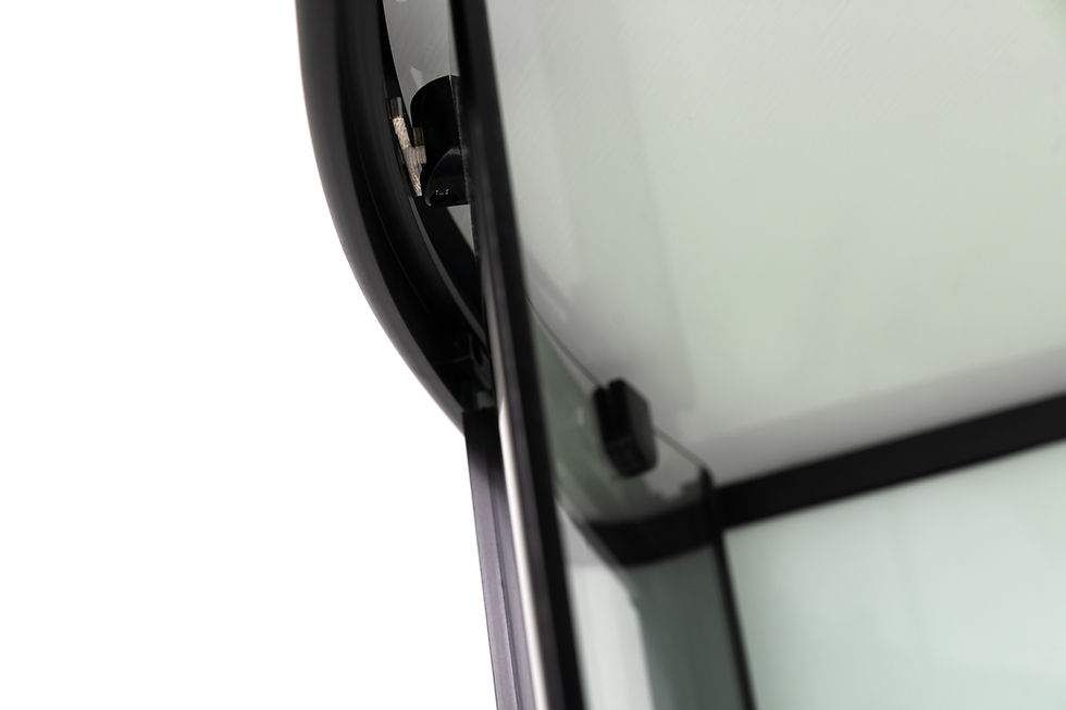 Thumbnail: 900x900 Shower Cabin White & Black EASY INSTALL Thermostatic Quadrant Room Spa