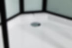 Thumbnail: 800x800 Shower Cabin Black/White Thermostatic EASY INSTALL Quadrant Room Spa