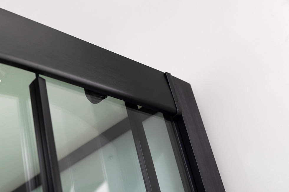 Thumbnail: 900x900 Shower Cabin White & Black EASY INSTALL Thermostatic Quadrant Room Spa
