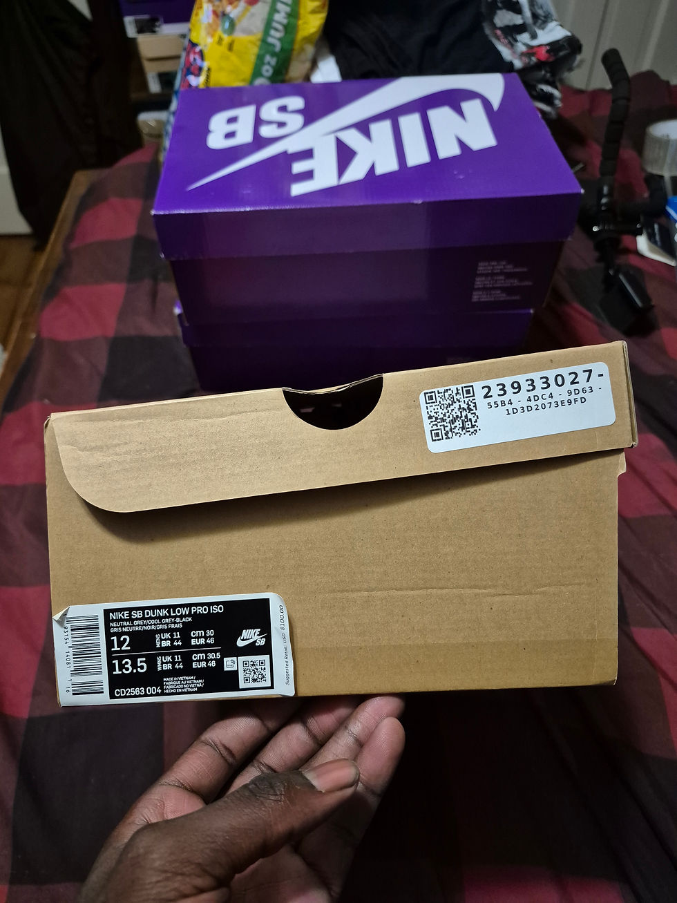 Thumbnail: Nike Dunk Low SB (Infared Orange) size 12 