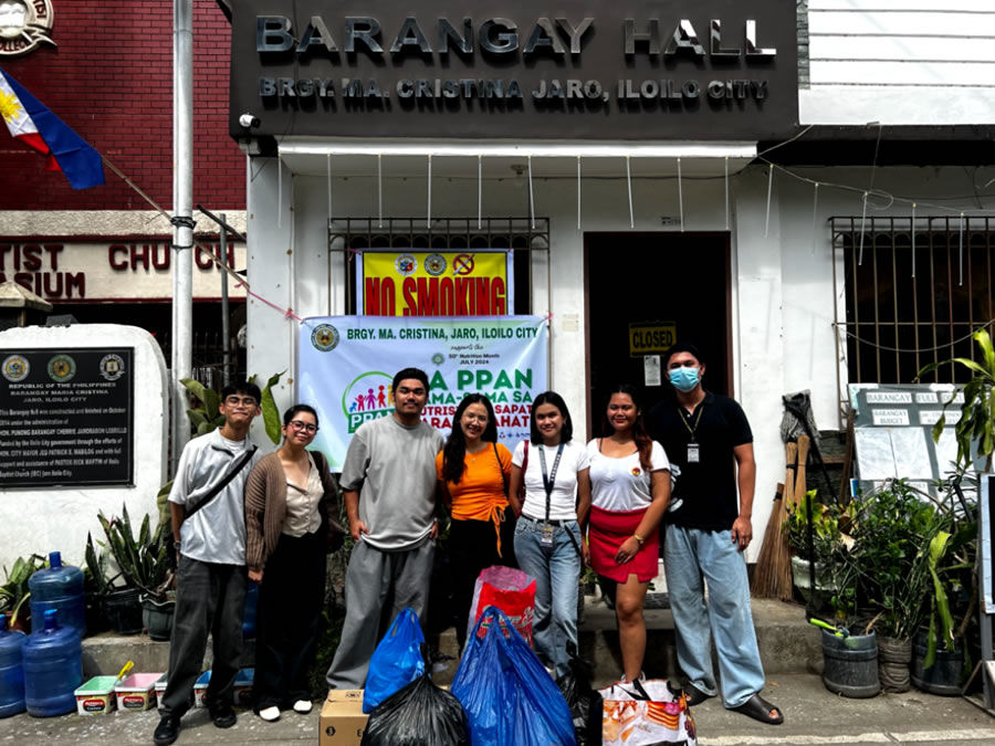 CPU Psych Soc and partners standing strong together for Brgy. Ma. Christina fire victims