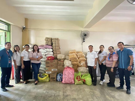 CPU Project ETC Turns Over Feeding Supplies to Adopted Schools