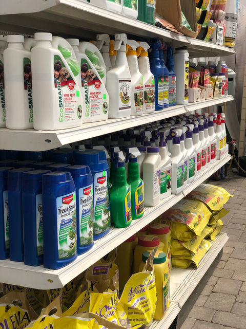 An assortment of products to help you have a healthy garden at Sterling Greenery