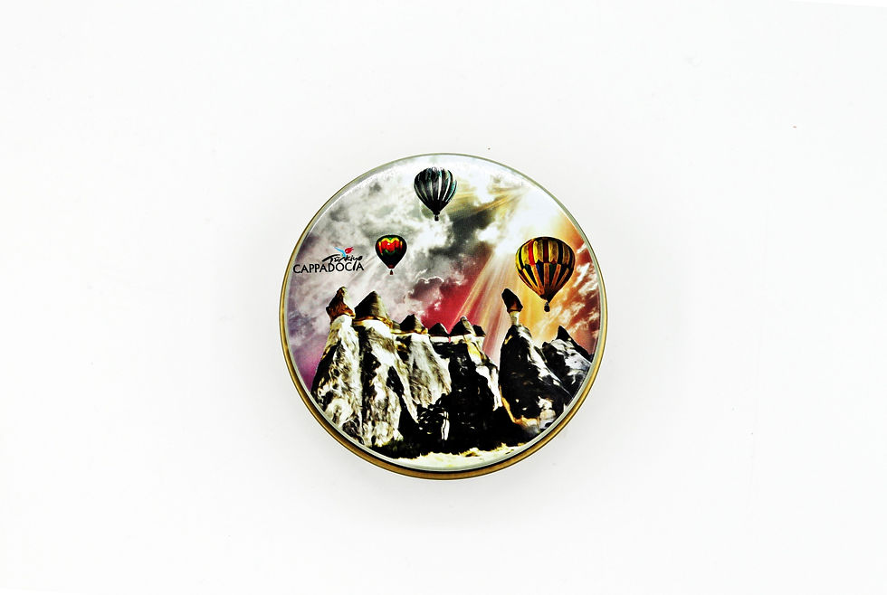 Kapadokya Desenli Metal Kutulu Sabun-5