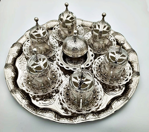 Zamak Kahve Seti 6'lı | Kule Hediyelik