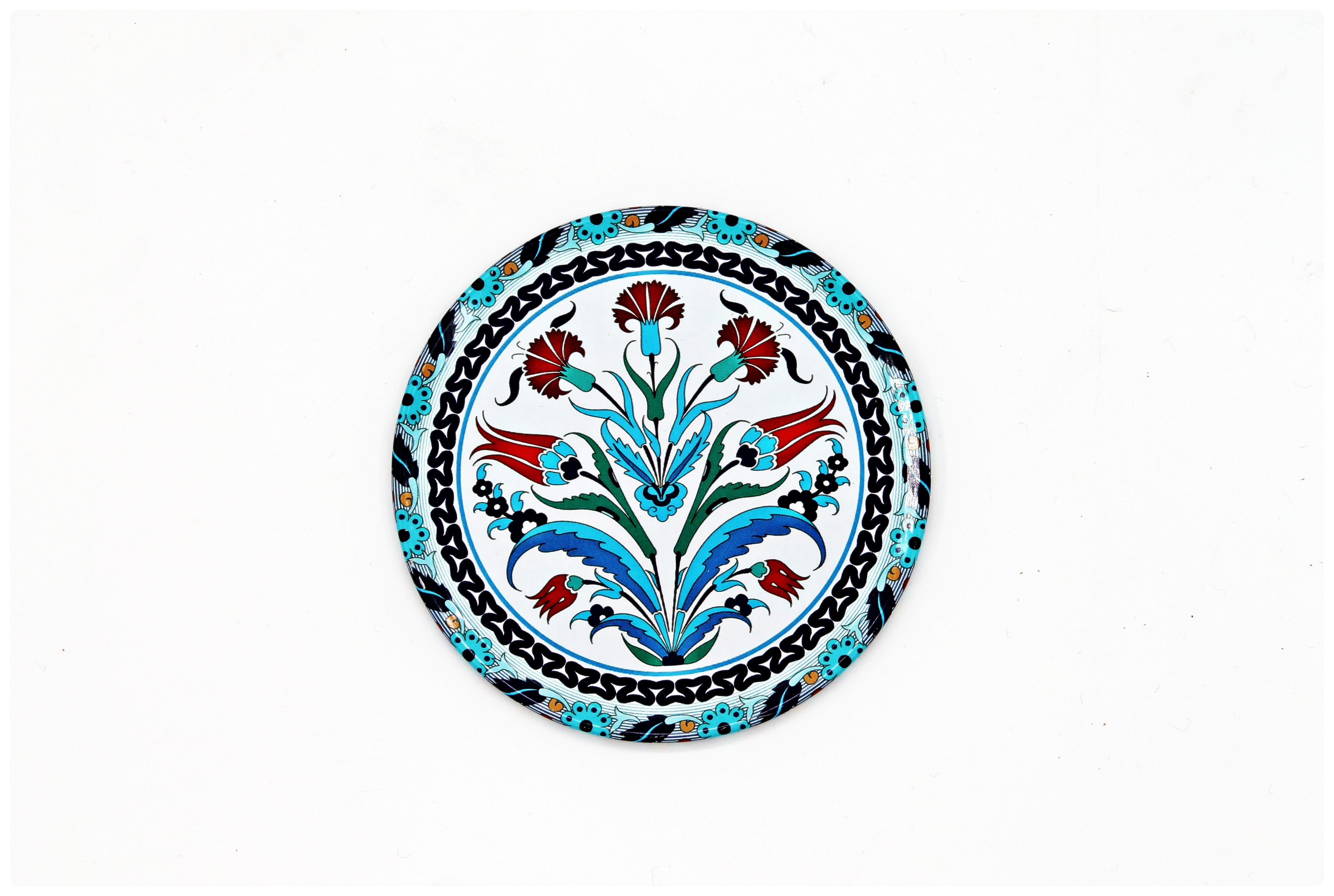 Desenli Metal Bardak Altlığı-42