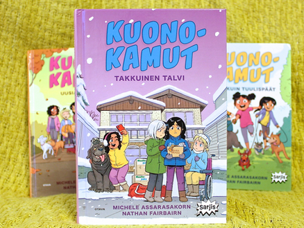 Kuonokamut – Takkuinen talvi, Michele Assarasakorn & Nathan Fairbairn 8+