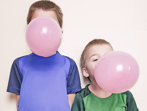 Les bulles de chewing-gum