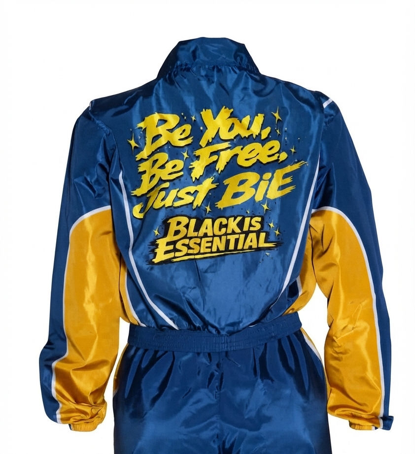 Thumbnail: BIE Glow Tracksuit Set Blue and Yellow