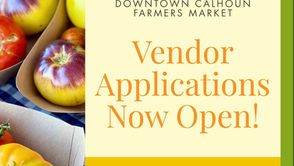 Downtown Calhoun Farmers Market Announces 2026 Season – Applications Now Open