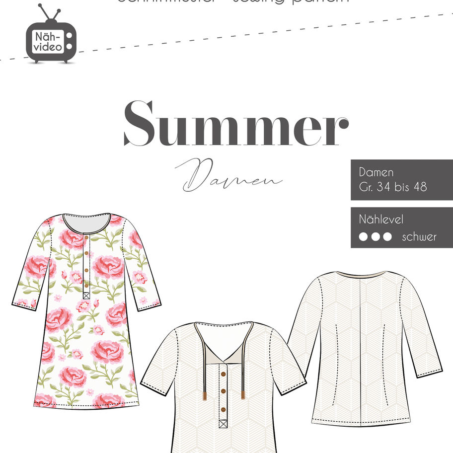 Fadenkäfer Schnittmuster Sommer Damen Titelbild