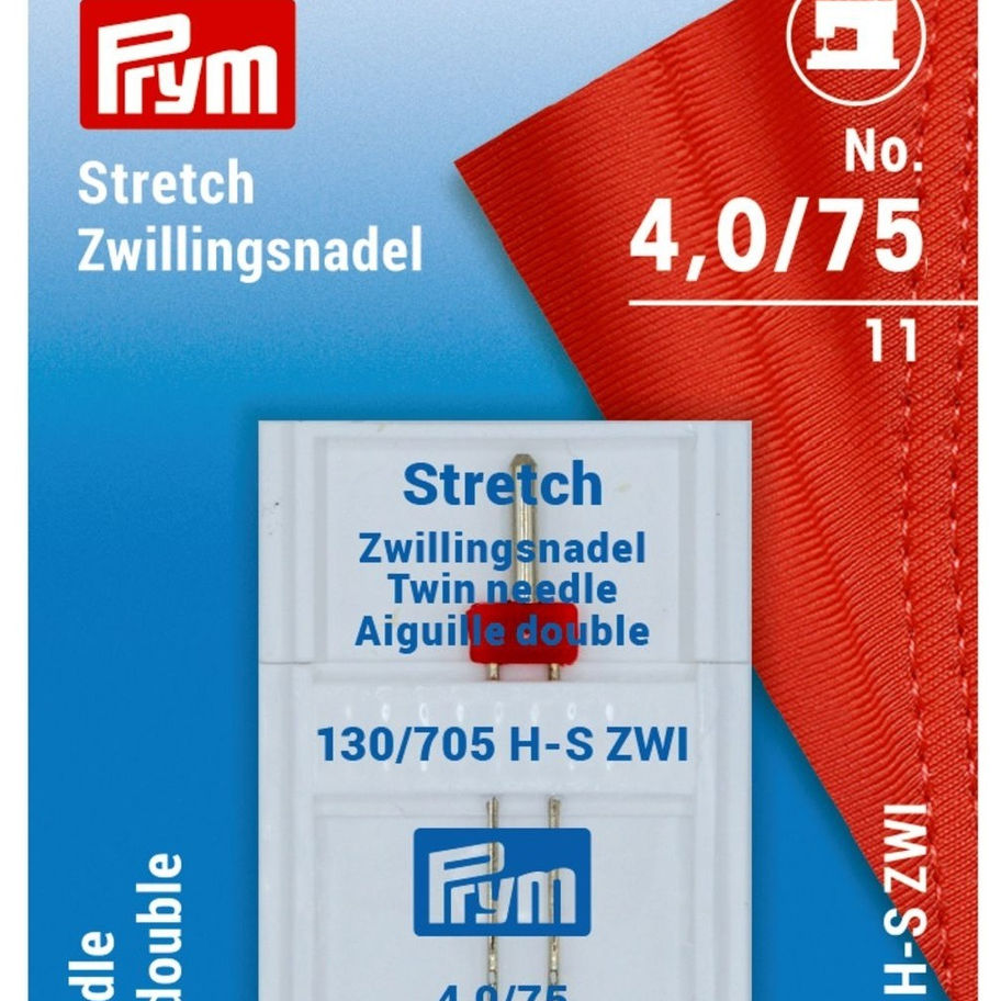 Nähmaschinen Nadel Strech 4mm  1 Stück eine Karte Prym  Für Strickware mit Elasthan (Jersey-stoff)