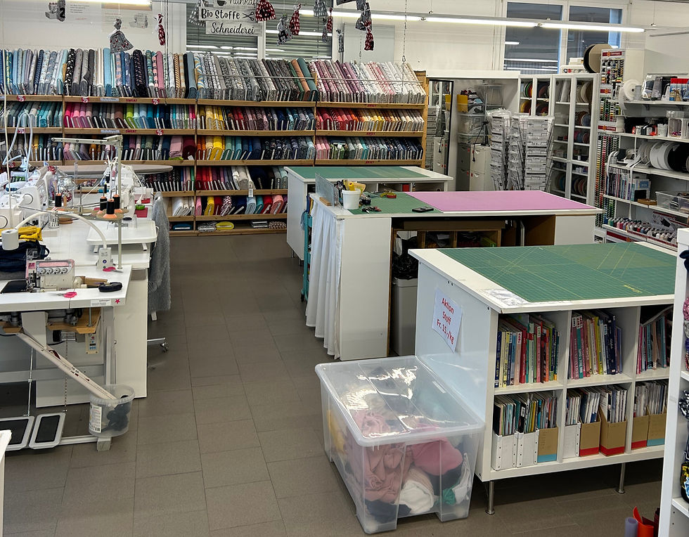 Zauberfaden Stoffladen innen ansicht
