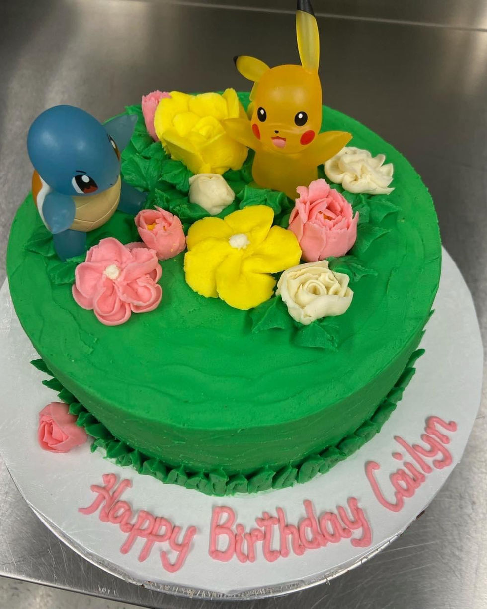 Pokemon Green Cake