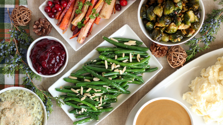 Arranged Food and Objects