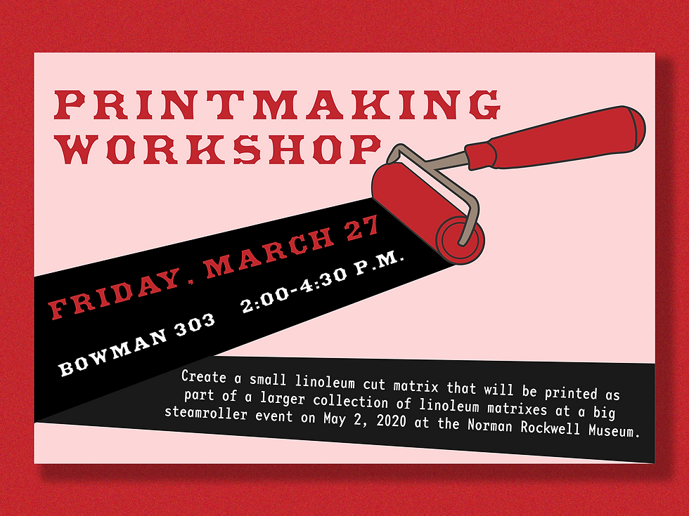 Printmaking Workshop Poster, 2020