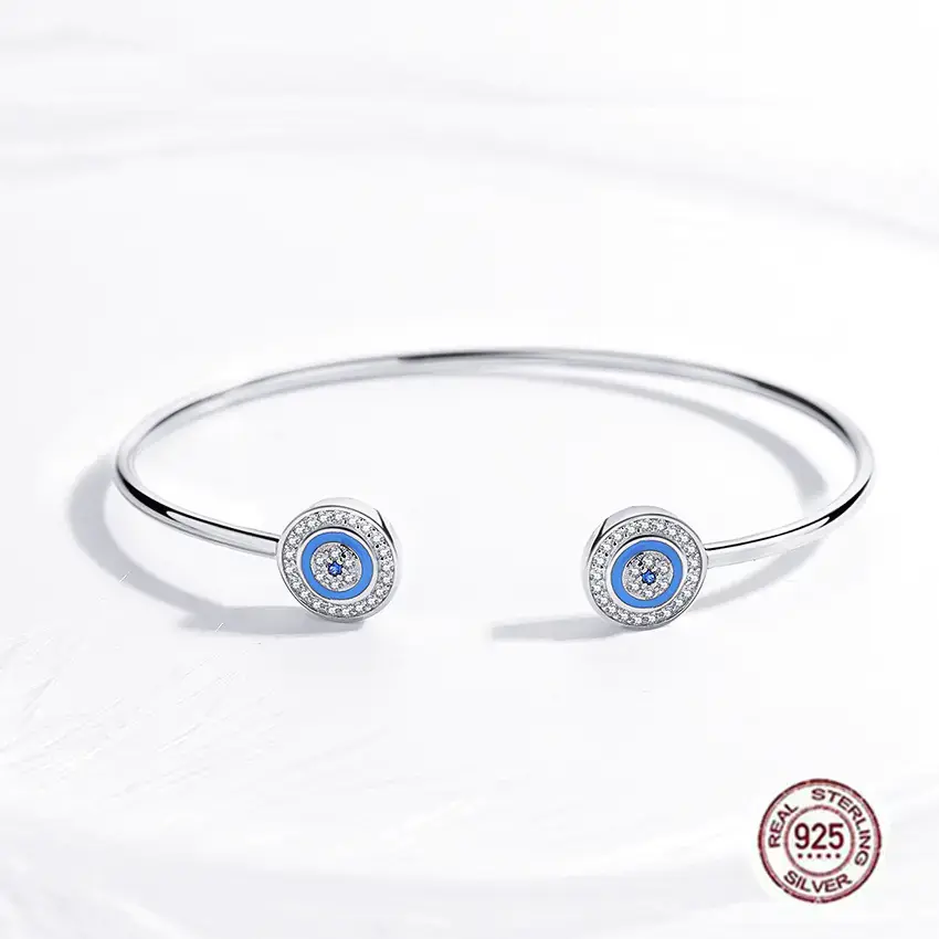 Thumbnail: Women's Silver Opening Bracelet Jewelry