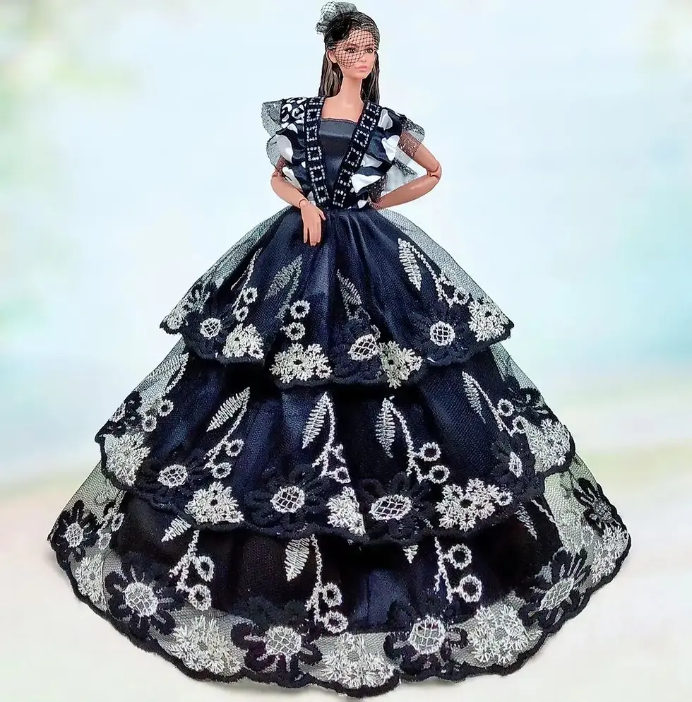 Miniatura: Ropa de la marca Barbie Hermosos Vestidos  De Fiesta Para Muñecas 1/6.