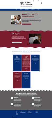 Henry's Rebellion Homeschool Co-op Website