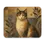 Thumbnail: Flat view of the elegant calico cat mousepad with rounded corners and warm illustrated design.