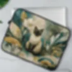 Siamese Cat Art Laptop Sleeve