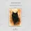 Thumbnail: Black cat wall art with amber eyes shown in A2 size diagram on light neutral background with measurements.