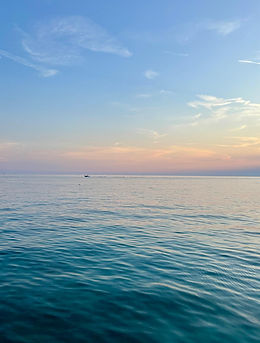 Picture of sunset over ocean