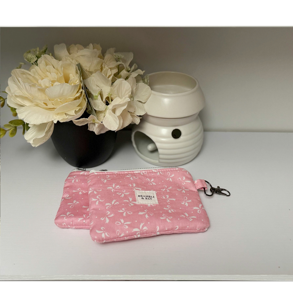 Pink Blossom Coin Pouch