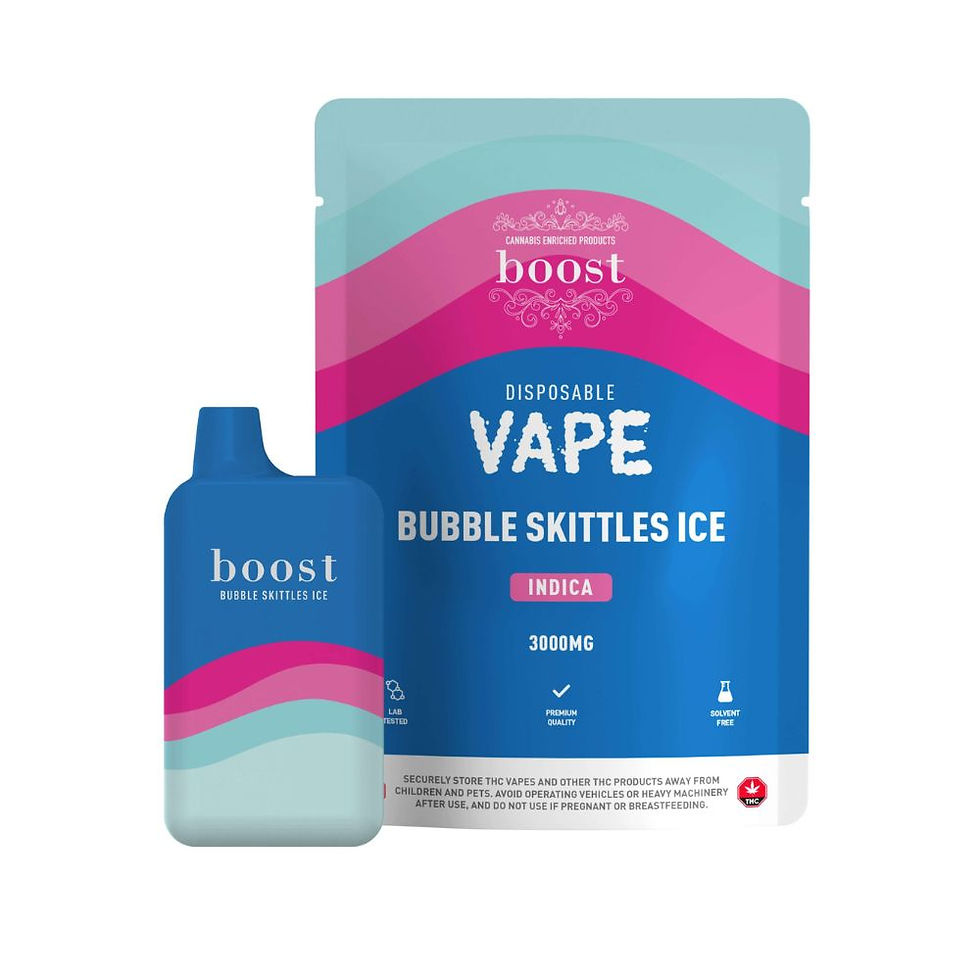 Thumbnail: 3g Bubble Skittles Ice THC Vape from Boost