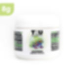 A jar of Amazonian Magic Mushroom Capsules from TRU Mycadelics with 8g shrooms in each jar