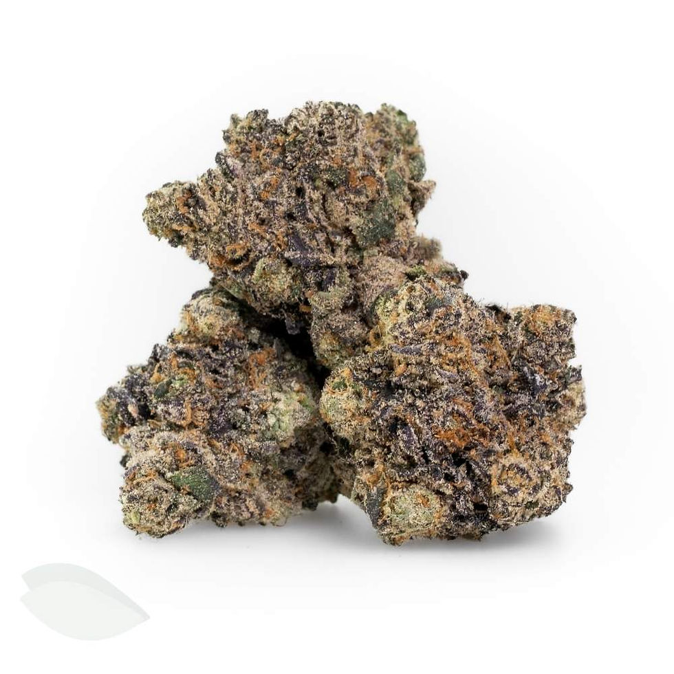 Three stacked Permanent Marker cannabis flowers.