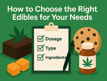 Step-by-Step Guide to Choosing the Right Cannabis Edibles for Your Needs