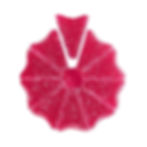 Mellow Vibes Strawberry Kiwi cannabis jelly wheel with a single segment separated to show Rip & Dose technology