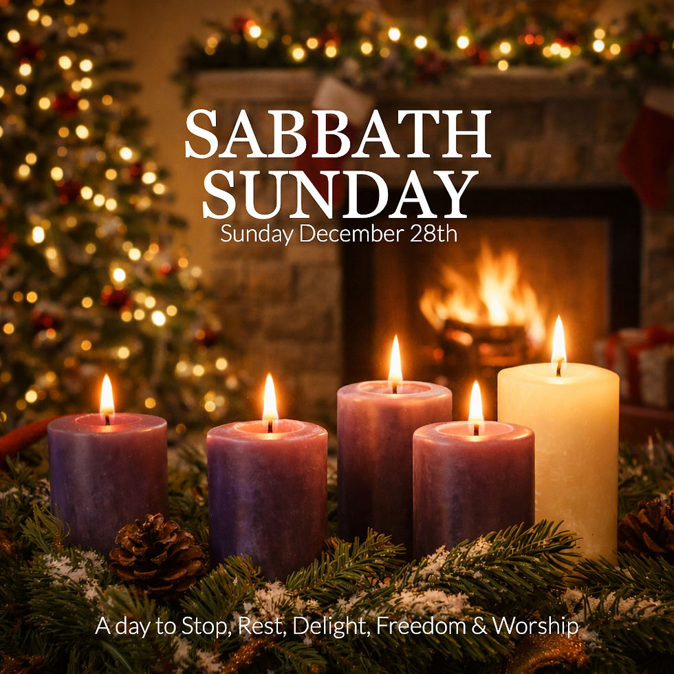 Sabbath Sunday - December 28th