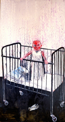 Black Cot and Latex Glove, 2003 coll. National Museum Wales
