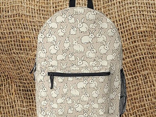 Review Cuddly Bunny Rabbits Bonanza - pattern easter. Printed Backpack