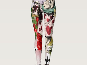 Top 10! Vintage Alice in Wonderland Leggings