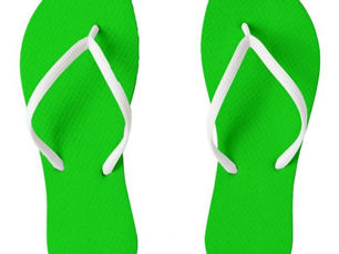 Top 10! Lime Green Flip Flops